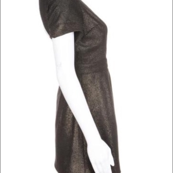 Keepsake | Gold Cap Sleeve Open Back Dress - Picture 6 of 6